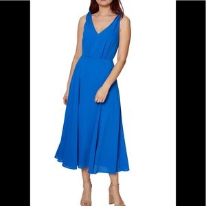 Betsey Johnson Blue Crepe Midi Dress 14